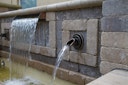 Vorschaubild Oase Wasserspeier Wand Rund Bronze