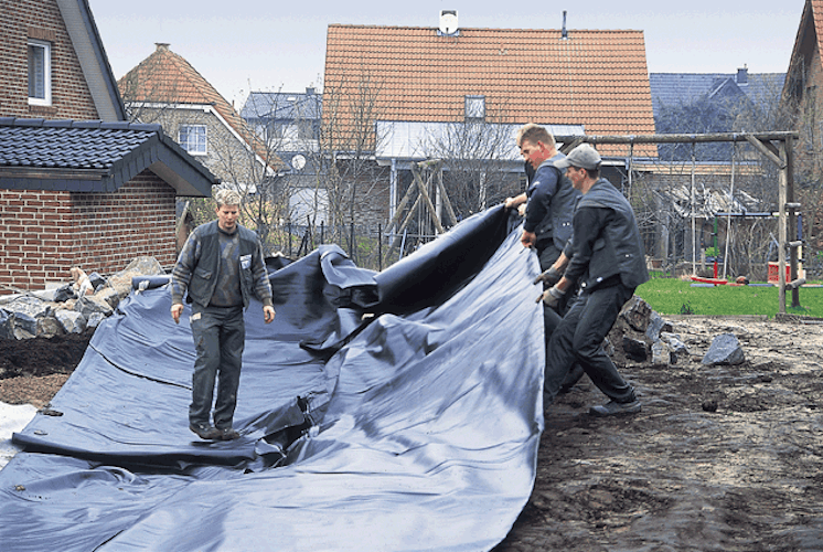 Oase Teichfolie OaseFol EPDM - 30,48 m Länge - ganze Rolle