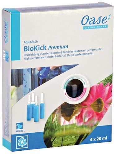 Oase Filterstarter AquaActiv BioKick Premium, 4 x 20 ml
